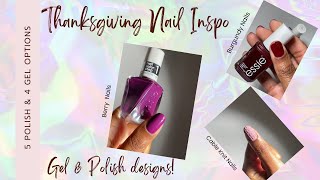 Thanksgiving Nail Inspo 🍂  Gel amp Polish 2024  Essie Beetles The Gel Bottle Inc [upl. by Ysnat967]