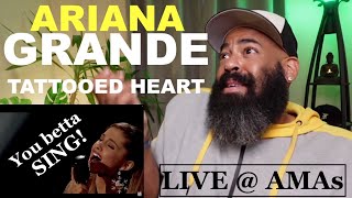 ARIANA GRANDE  Tattooed Heart reaction video [upl. by Bellew]