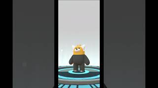 Shiny Stufful Evolves into Shiny Bewear  Pokemon Go [upl. by Gambell]