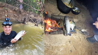 La Pesca artesanal con arpon una tradición de mas de cien años en Arauca Colombia Parte1 [upl. by Salhcin]