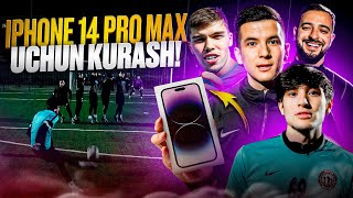 ENG KOʻP GOL URGAN BOLAGA IPHONE 14PRO MAX CHALLENGE [upl. by Cazzie483]