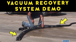 Delux Tornado 4800 Vacuum Recovery System Demo  Vacuum Recovery Surface Cleaners [upl. by Inava887]