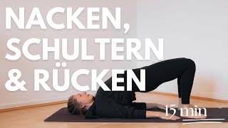 Nacken Schultern und Rücken Stretch Yoga für die Rückbildung [upl. by Claudianus318]