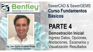 Curso Fundamentos SewerCADSewerGEMS  Parte 4 Demostración SewerGEMS [upl. by Kendre]