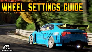 Advanced Wheel Settings Guide  Forza Motorsport [upl. by Alletnahs]