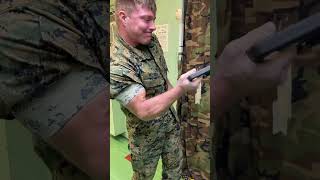 US Marine Tests His Grip [upl. by Kilam]