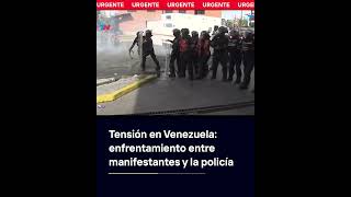 VENEZUELA I Hubo incidentes en las protestas contra la reelección de Maduro [upl. by Wyon]