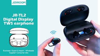 JOYROOM JRTL2 Large capacity digital display TWS bluetooth earphone [upl. by Bezanson]