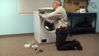 LG Washer Repair – How to replace the Drain Pump and Motor Assembly [upl. by Bromley667]