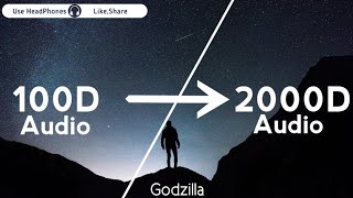 EminemftJuice WrldGodzilla2000D Audio Not 100D AudioUse HeadPhones  Share [upl. by Hilary]