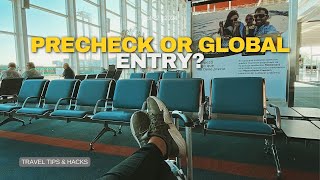 TSA PRECHECK vs GLOBAL ENTRY Which is RIGHT for YOU [upl. by Voe]