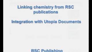 RSC enhanced publications and Utopia Documents [upl. by Anihsit410]