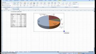 Creating Pie Chart and AddingFormatting Data Labels Excel [upl. by Cathryn223]