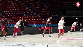 Olimpia Milano  Real Madrid lo shootaround [upl. by Palmore]