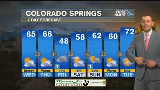 Weather Alert Day Red Flag Warnings Return For Parts Of Southern Colorado [upl. by Nibuz]