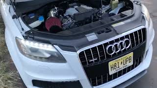 Audi Q7 30T Loud Supercharger Soundclips [upl. by Nylynnej]