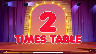 LEARN 2 TIMES TABLE  NURSERY RHYME  KIDS FUN SONG  RHYME TIME WITH ZAMZAM amp ZAKIYA [upl. by Adyl]