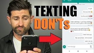 TOP 10 Texting DONTs BIGGEST Text Message Mistakes [upl. by Nnylorac865]