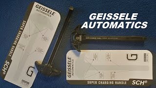 GEISSELE AUTOMATICS Super Charging Handle drop in replacements AR15  M4  M16 types black [upl. by Nethsa]