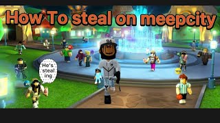 How to steal outfits on meepcity 😂🏃 [upl. by Diahann725]