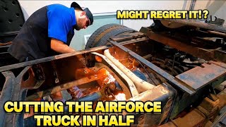 Cutting the USAF Cabover in Half Part 1 [upl. by Lenahc101]