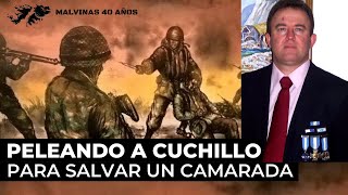 Malvinas  Peleando a cuchillo para salvar un camarada [upl. by Juan335]