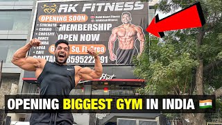 Rohit Khatri Opening Biggest Gym In INDIA My 2nd Gym [upl. by Ayotel]