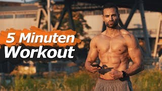 Ganzkörpertraining ohne Gewichte  Fit in 5 Minuten [upl. by Bel]