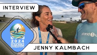 ICF SUP World Championships Jenny Kalmbach Interview [upl. by Lyreb]