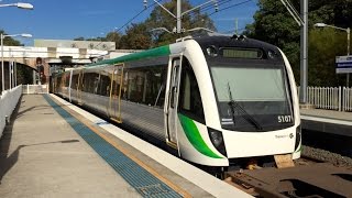 Sydney Trains Vlog 1020 Transperth B Series Set 107 Transfer Through Meadowbank [upl. by Millan]