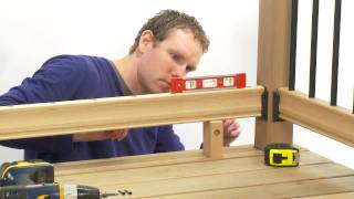 How to Install a Rail Simple Traditional Deck Railing Kit [upl. by Dacy]