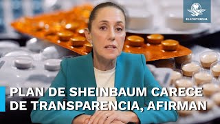 Advierten riesgos del plan de abasto de medicamentos de Claudia Sheinbaum [upl. by Allisurd]