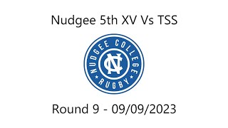 Round 9  Nudgee 5th XV Vs TSS [upl. by Adnihc]