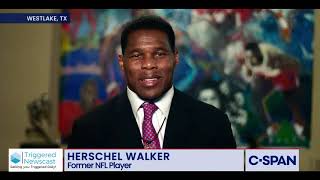 Herschel Walker Utterly Dismantles Left Wing Narrative About Donald Trump [upl. by Ruffi279]