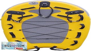 SAYOK Large Inflatable Rescue Sled Inflatable Bodyboard Water Floating Mat Inflatable Jet Review [upl. by Mcquillin373]