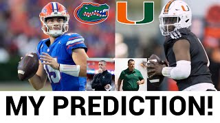 Florida Gators vs Miami Hurricanes  2024 College Football Prediction [upl. by Magena10]