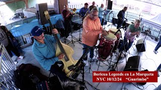 Boricua Legends en La Marqueta NYC 101224  canta Nelson Rodriguez quotGuarimboquot [upl. by Emsmus]