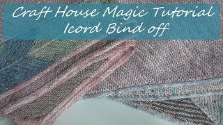 Icord Bind off Tutorial [upl. by Eneleoj]