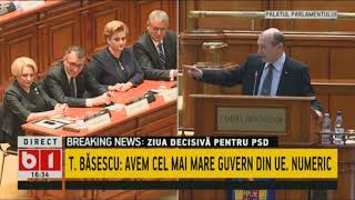 BASESCU NUI MAI CERT PE UNGURI CA VORBESC STRICAT LIMBA ROMANA ACUM AVEM MINISTRI ROMANI [upl. by Arikaahs]