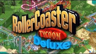 Rollercoaster Tycoon Deluxe  Playtrough  Corkscrew Follies Pack Park 6 quotHaunted Harborquot [upl. by Allie]