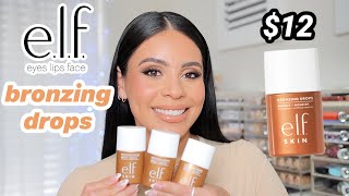 I tried the NEW elf Bronzing Drops 🤩 are they worth it [upl. by Ramso]