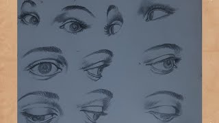 🛑 How To Draw A Eyes Realistic LIVE Tutorial Drawing  Step By Step N°1 [upl. by Sailesh380]