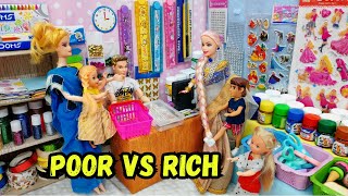 Rich VS Poor Barbie doll shoppingBarbie show tamil [upl. by Aram]