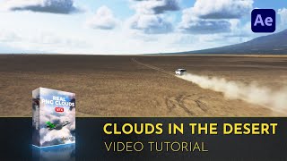 Real PNG Clouds  Clouds In The Desert Tutorial  After Effects [upl. by Stalk782]