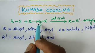 KUMADA COUPLING REACTION WITH MECHANISM IN TAMIL  CSIR NET  ORGANOMETALIC CHEMISTRY [upl. by Geerts]