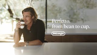 RO  DeLonghi  Coffee  Perfetto from bean to cup  Brad Pitt x De’Longhi global Campaign  60 [upl. by Ger]