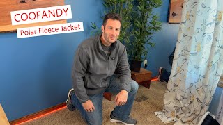 Coofandy Polar Fleece Jacket soft full zip and warm jacket mensclothing fleece [upl. by Htevi]