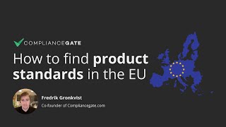 How to Find Product Standards in the European Union [upl. by Enimrac]