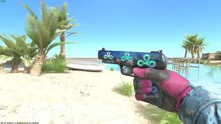 CS2 Five Seven Case Hardened Blue Gem 4X HOLO Cloud 9 Antwerp 2022 [upl. by Rosita915]