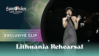 Monika Liu  Sentimentai  Exclusive Rehearsal Clip  Lithuania 🇱🇹  Eurovision 2022 [upl. by Beata703]